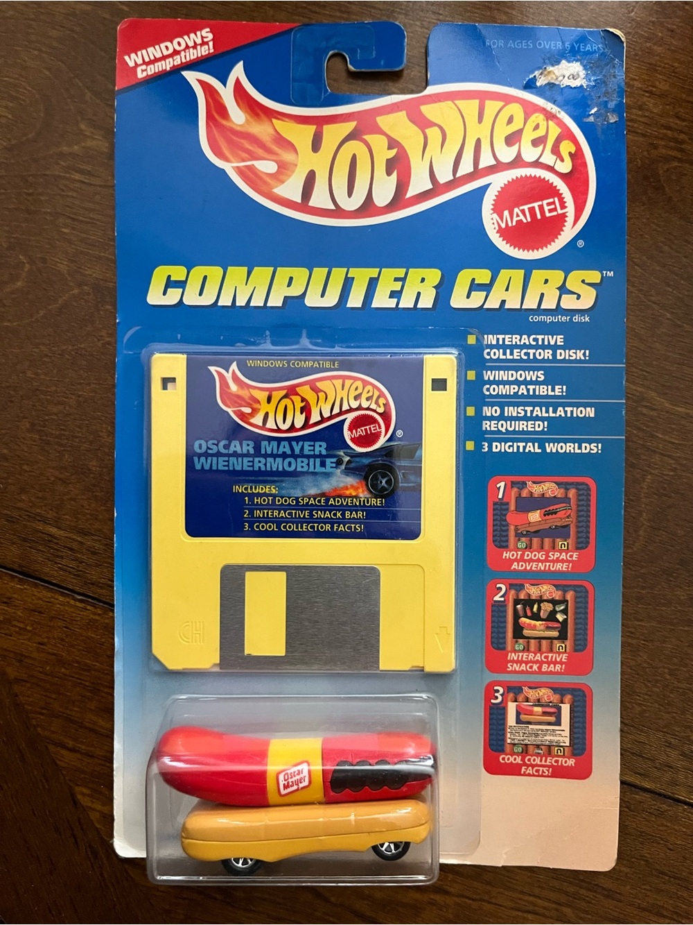 Hot Wheels Mattel Oscar Mayer Wienermobile Kids Toy - Red and Yellow